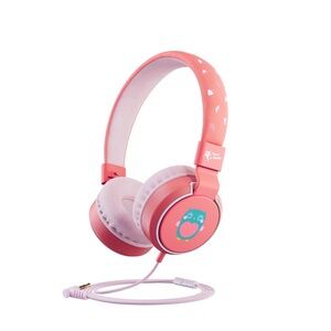 Planet Buddies Pink Olive the Owl Themed Wired Headphones sound control NEW